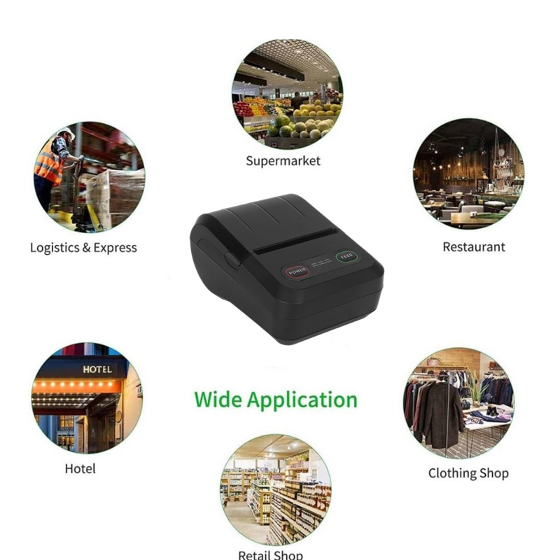 Какви са областите на приложение на 58 mm термични принтери?